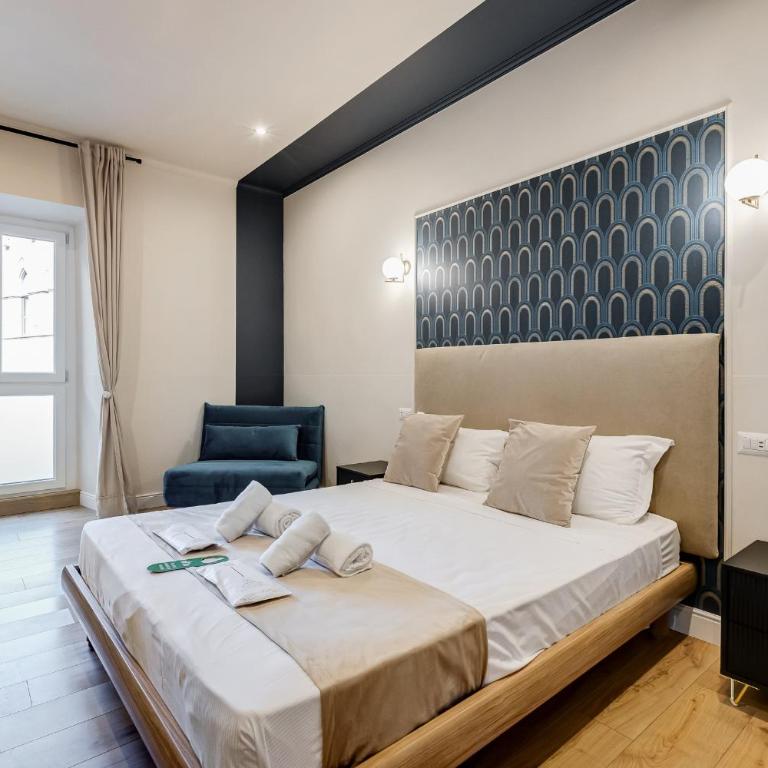 Vivilo Collection - Charme 24 Suites - Close to Via Veneto - Camera Tripla con Vasca - 17
