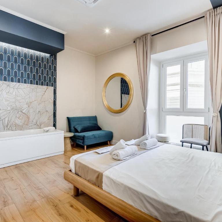 Vivilo Collection - Charme 24 Suites - Close to Via Veneto - Camera Tripla con Vasca - 19