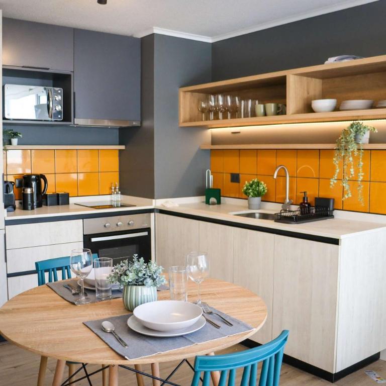 HOM I A Pasos Del Metro Irarrazaval Studio 2 PAX - Apartamento - 9