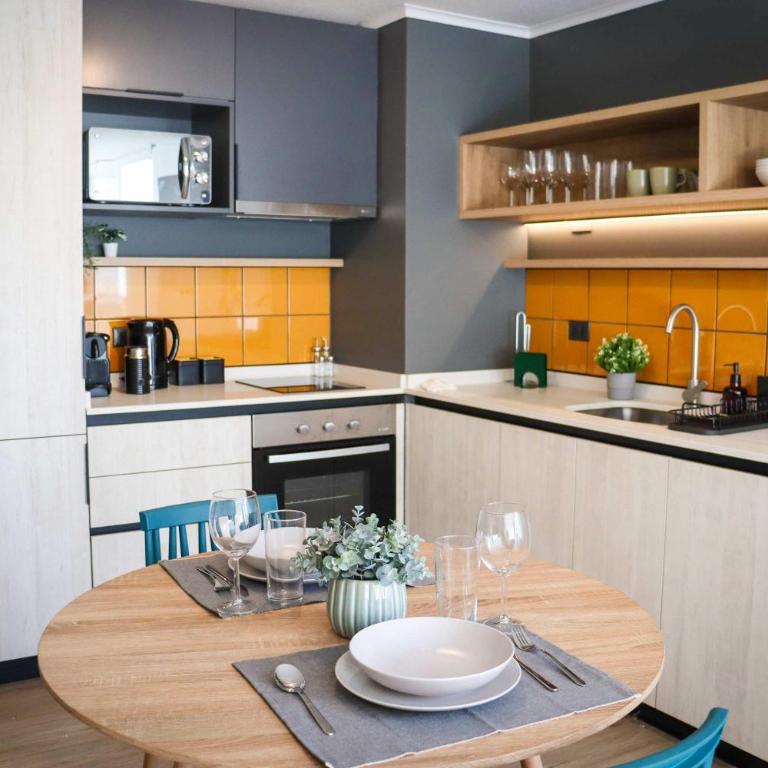 HOM I A Pasos Del Metro Irarrazaval Studio 2 PAX - Apartamento - 29