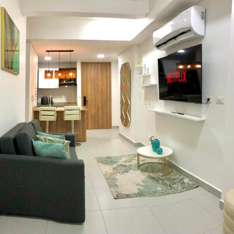 Apartamento elegante en el rodadero a 3 minutos caminando de la playa - Two-Bedroom Apartment - 23