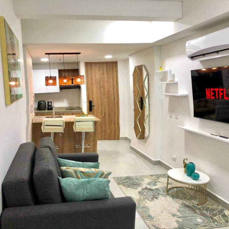 Apartamento elegante en el rodadero a 3 minutos caminando de la playa - Two-Bedroom Apartment - 25