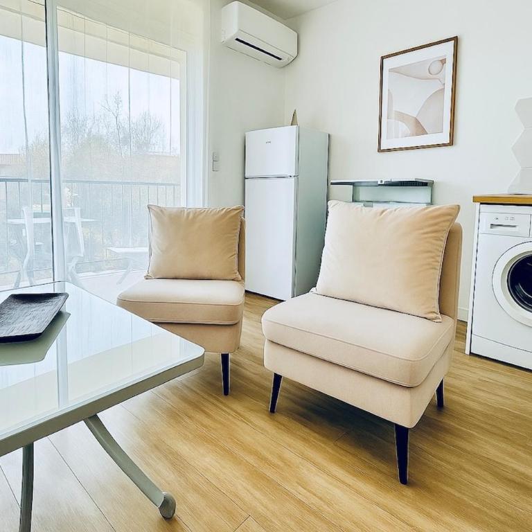 Studio Chanzy lumineux cozy avec terrasse Narbonne - Estudio con terraza - 2