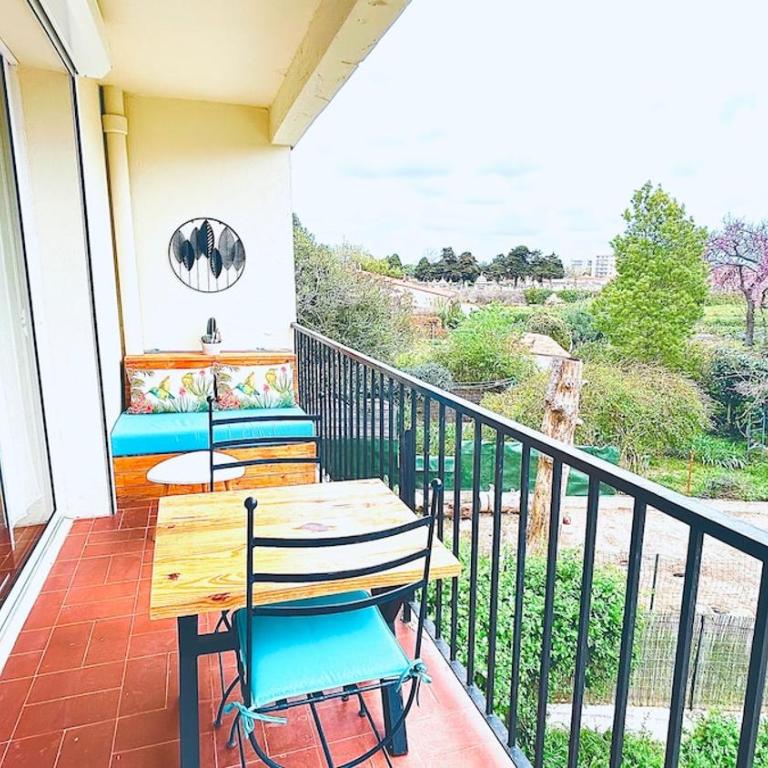 Studio Chanzy lumineux cozy avec terrasse Narbonne - Estudio con terraza - 12