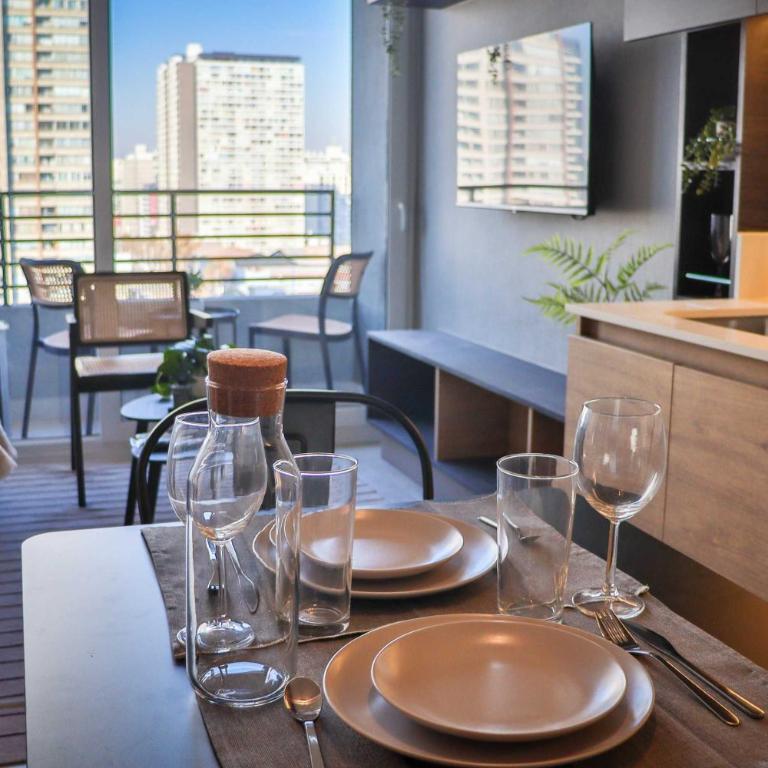 HOM I A Pasos del MetroIrarrazaval 1D1B conTerraza - Apartamento - 2