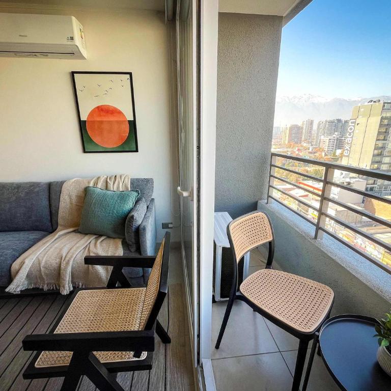HOM I A Pasos del MetroIrarrazaval 1D1B conTerraza - Apartamento - 8