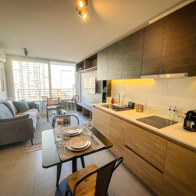 HOM I A Pasos del MetroIrarrazaval 1D1B conTerraza - Apartamento - 12