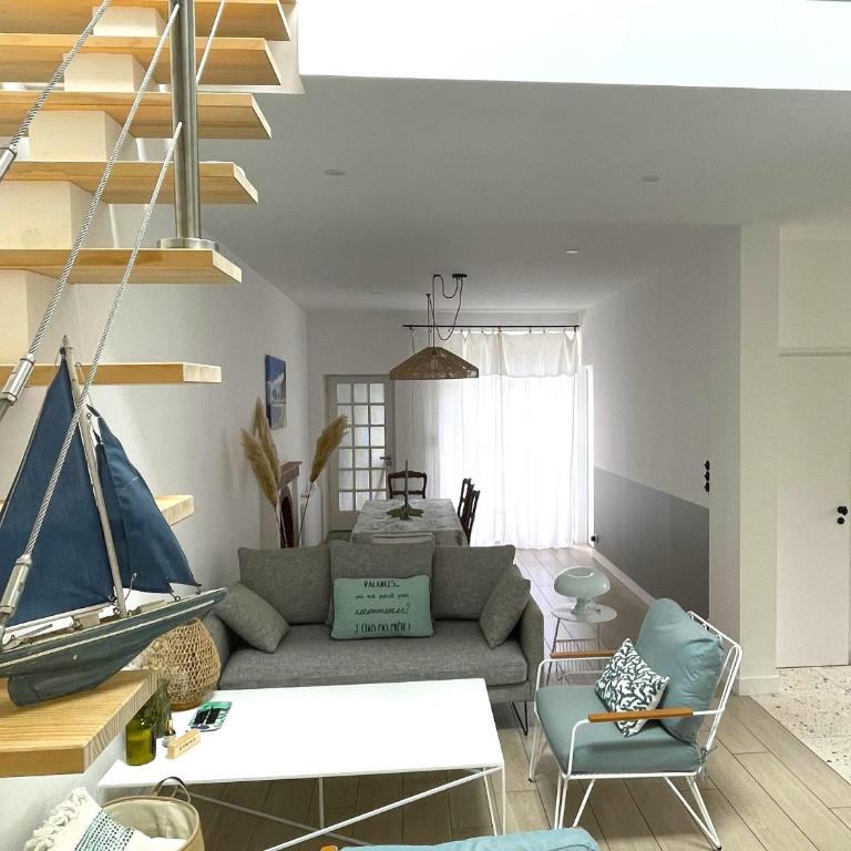 Maison charmante près de la plage avec WIFI, au cœur de Saint-Jean-de-Monts - FR-1-652-60 - Vacation Home - 2