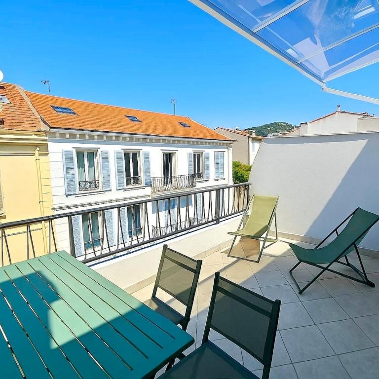 Stylish Cannes Gem, Terrace, Parking, 100m to Croisette - Apartment mit 1 Schlafzimmer - 1