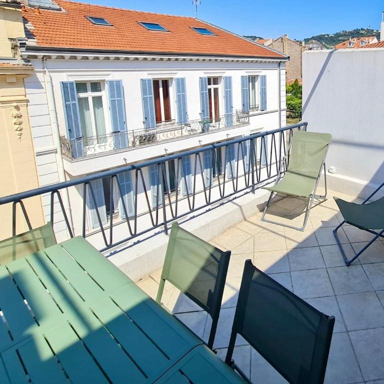 Stylish Cannes Gem, Terrace, Parking, 100m to Croisette - Apartment mit 1 Schlafzimmer - 14