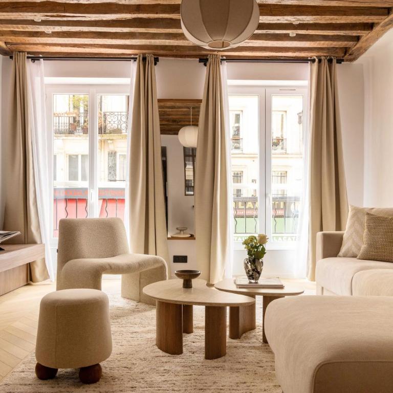 chic A C central apt - 2bdr 6p - faubourg s denis - Appartement - 9