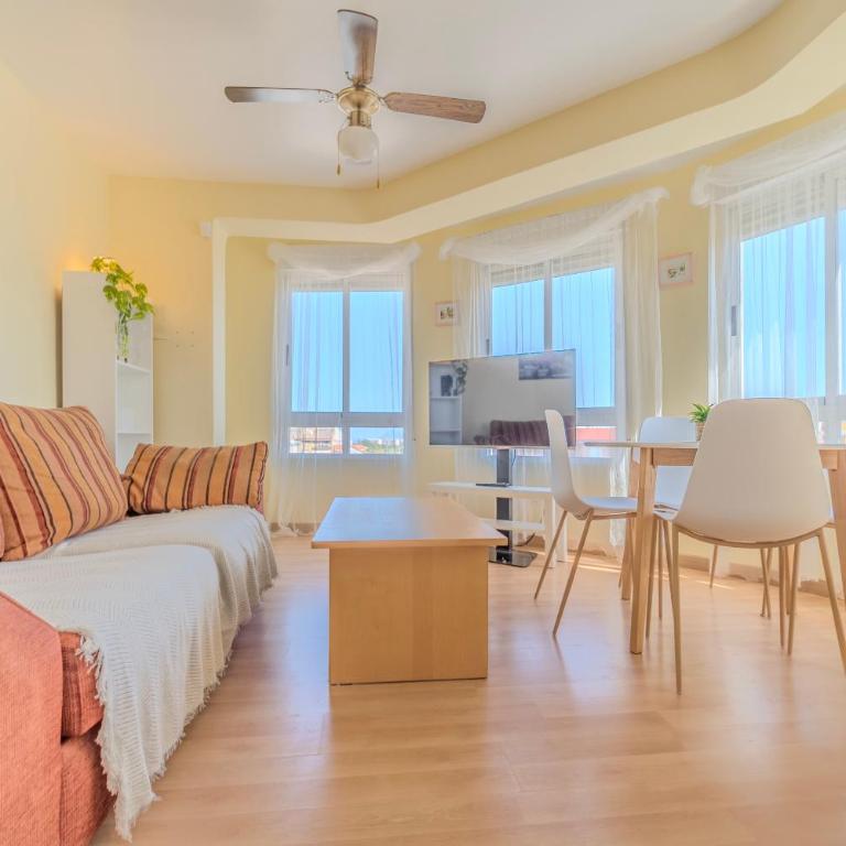 Amplio piso de 100m2 con 3 hab, wifi rápido, AC - Apartamento de 3 dormitorios - 30