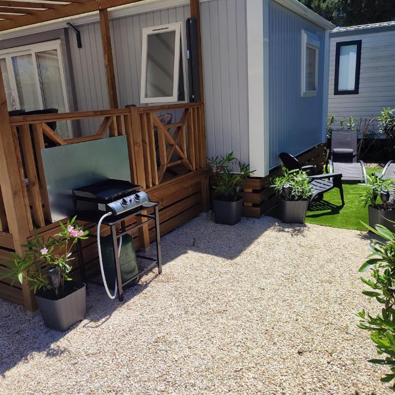 Camping DEL MAR 4 Étoiles à ARGELÈS SUR MER Mobil-Home Cosy en 3Ch au calme - Mobile Home - 5