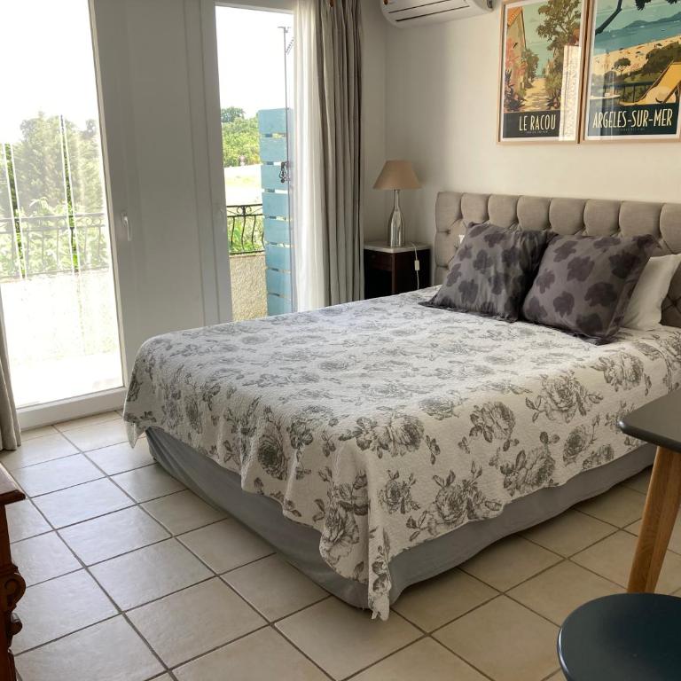 chambre d'hôtes Villa Côte Vermeille - Chambre Double avec Balcon - 4