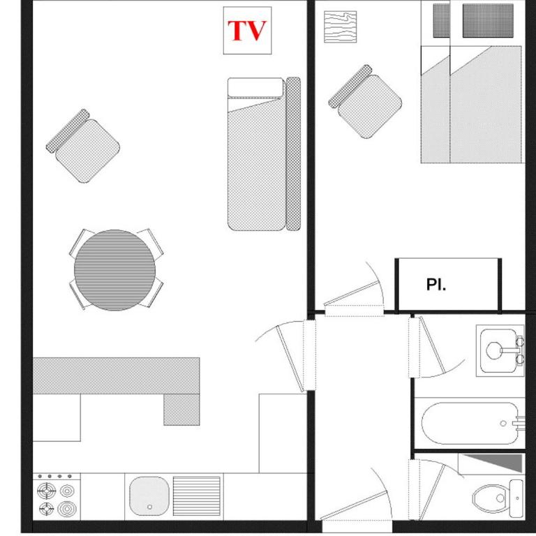 Appartement au pied des pistes, proche commerces - FR-1-505-8 - Appartement (5 Adultes) - 8