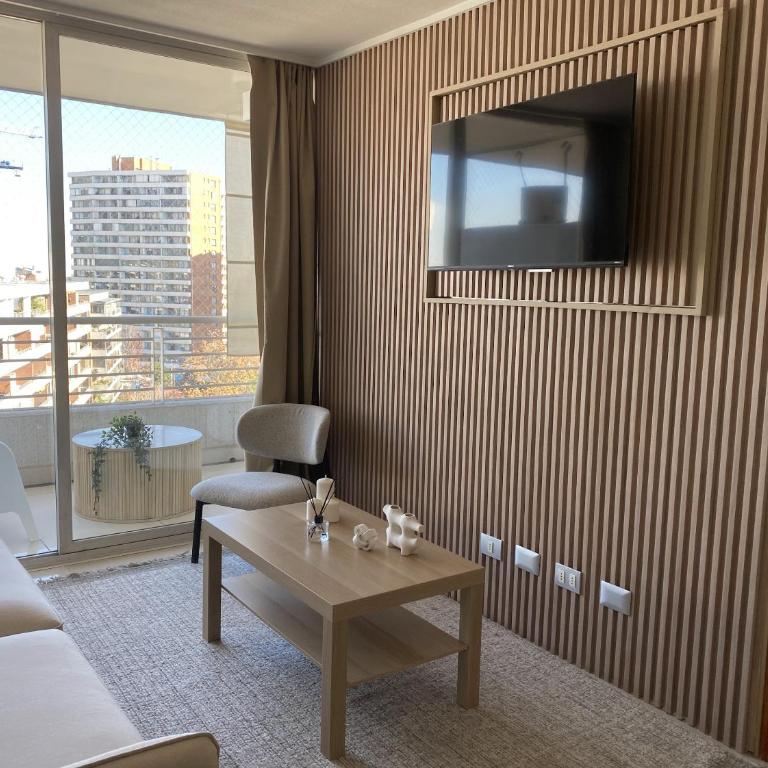 Apartamento las Condes I Estacionamiento I Piscina I Aire acondicionado - Apartamento de 1 dormitorio - 2