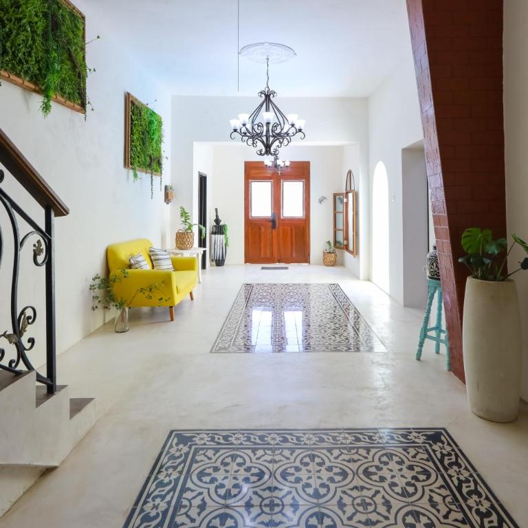 Casa Bien Estar - Centro Merida - Double Room with Pool View - 14