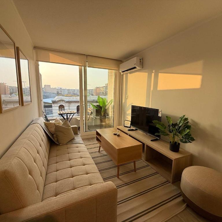 HOM I Depto 1D1B a Pasos Del Metro Toesca Santiago - Apartamento - 16