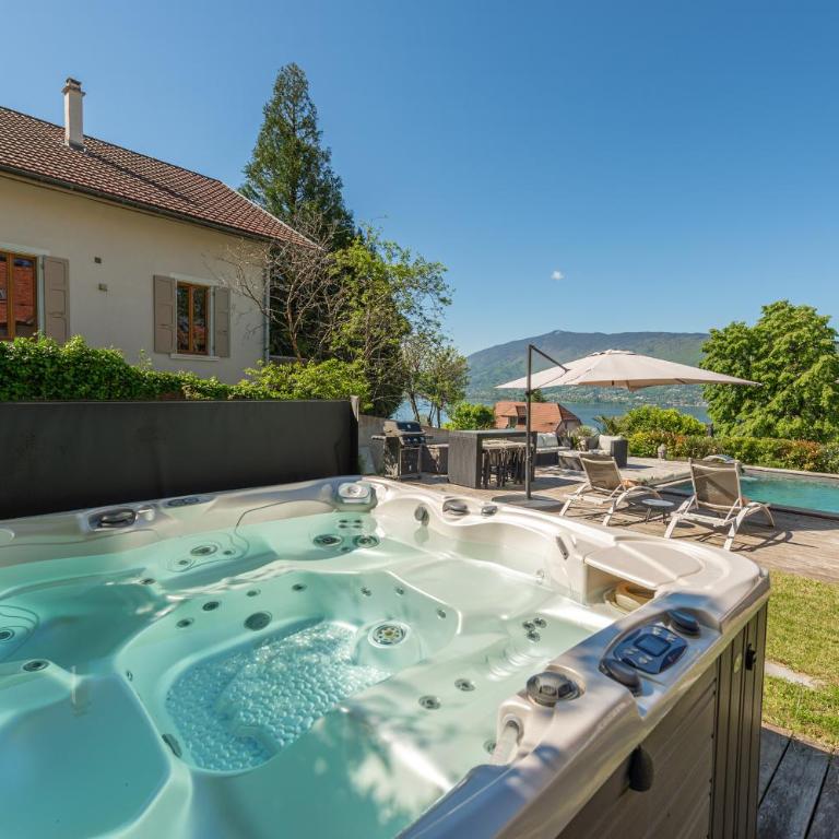 M062 Jolie villa Veyrier-du-lac avec Jacuzzi et vue sur lac - Maison 3 Chambres - 10