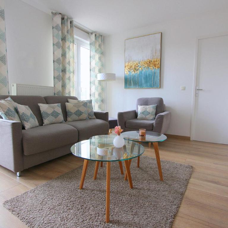 DANUBE4 Top floor apartment 6-8pers Disneyland - Apartment mit 3 Schlafzimmern und Balkon - 6