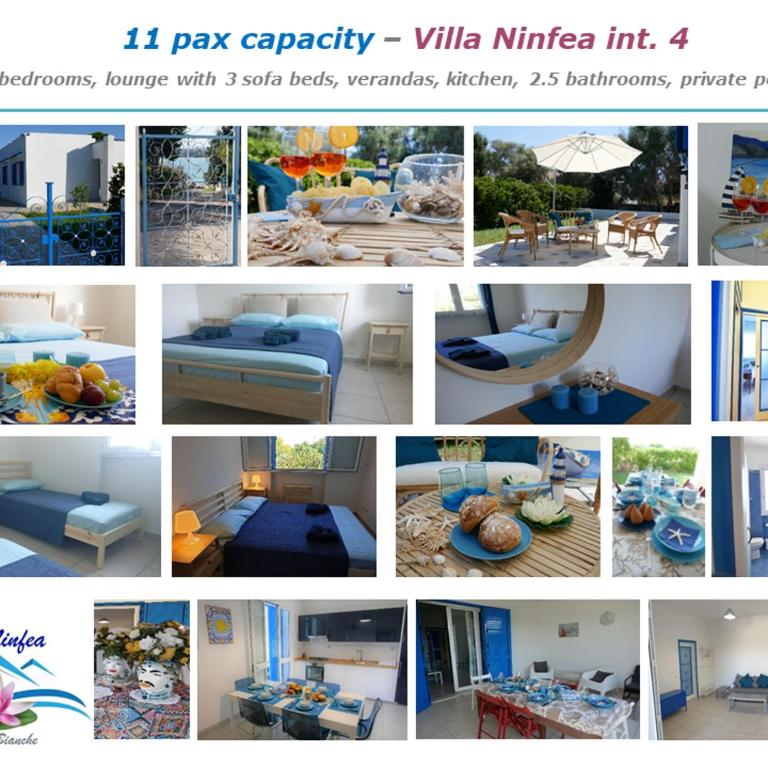 Pool Seaside Relais - VILLE Ninfea, Marea, Rosa e Cassiopea - Fontane Bianche - Maison de Ville 3 Chambres - 13