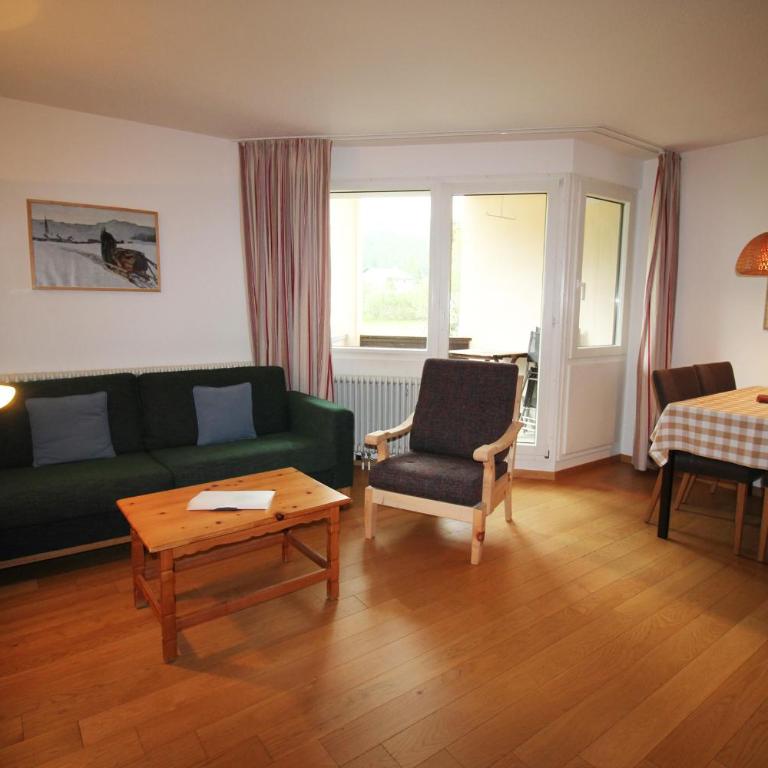 Residenza Lagrev 1 Zimmerwohnung - Nr 003 - Typ 12A - Hochparterre - Süd - Apartment mit Blick auf die Berge - 6