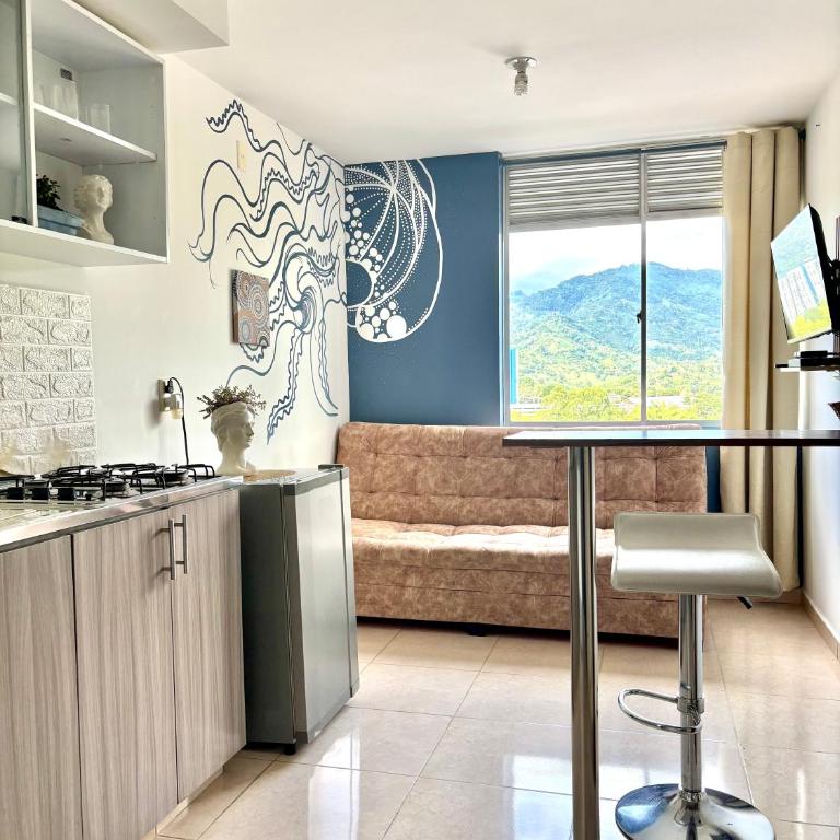 Loft Blue con parqueadero - Apartamento de 1 dormitorio - 1