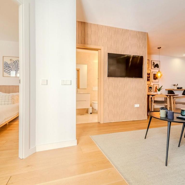 Moderno en Gran Vía con AC y WIFI para 4 huéspedes - One-Bedroom Apartment - 12