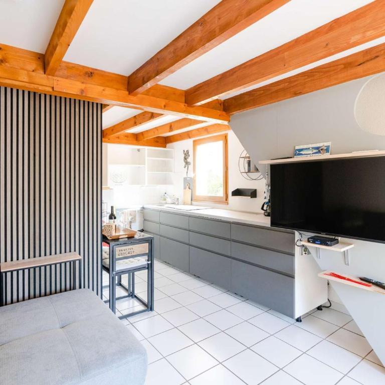 Pavillon Studio Mezzanine à Narbonne-Plage avec Piscine - FR-1-409-241 - Villa - 9