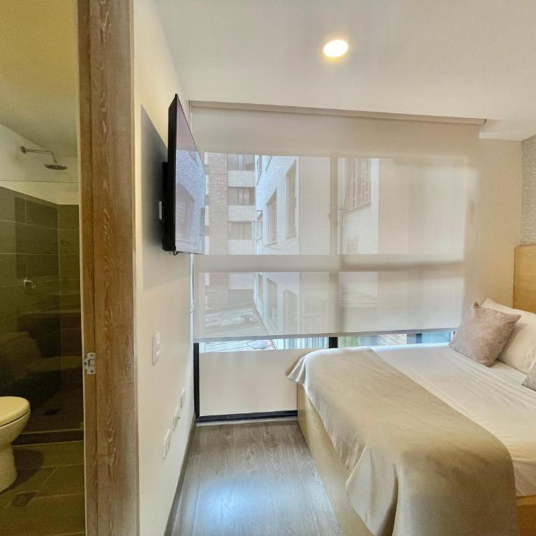 Acogedor estudio Gold Andino 350 m Nogal - Two-Bedroom Apartment - 8