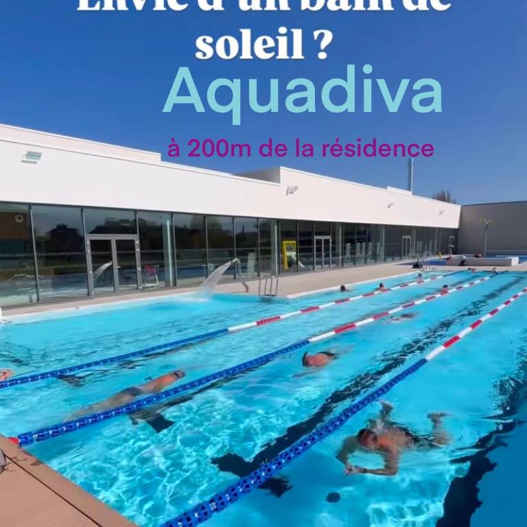 Le refuge Marin - Mer, Piscine, tennis & Loisirs à 2 pas - Apartment mit 2 Schlafzimmern - 20