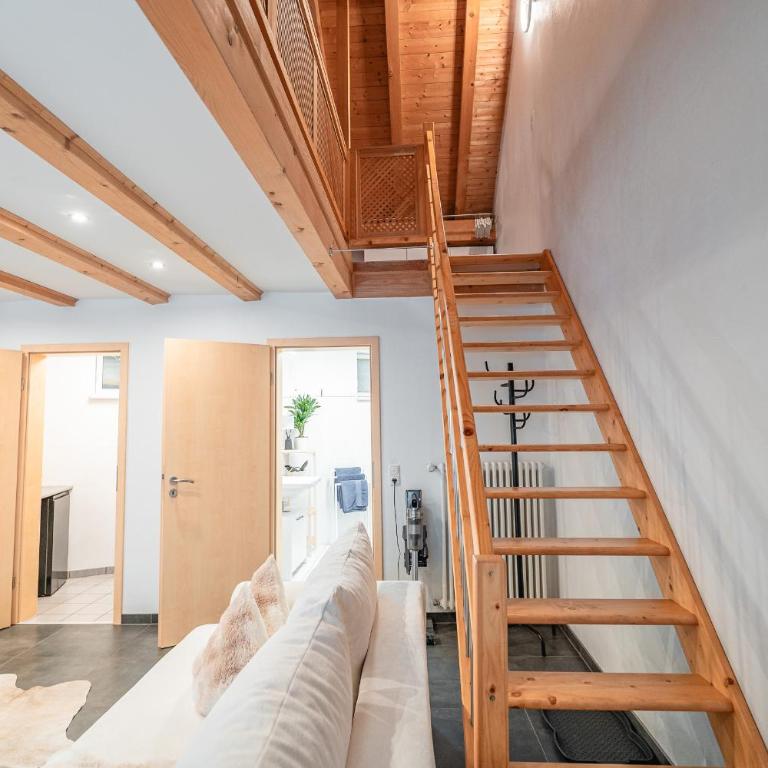 Allgäu Living I Maisonette Stüble Ferienwohnung - Immenstadt im Allgäu - Parkplatz & Terrasse - Apartment mit 1 Schlafzimmer - 3