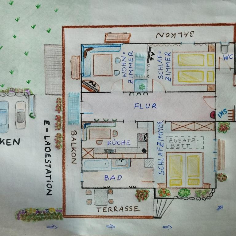Ferienwohnung Ehrensberger - Apartment mit 2 Schlafzimmern - 10