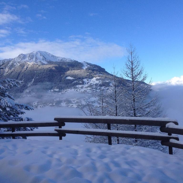 Sunny and spacious apartment in chalet Faigaux in Veysonnaz situated in quiet area with magnificent mountain views - Appartement 3 Chambres avec Vue sur la Montagne - 31
