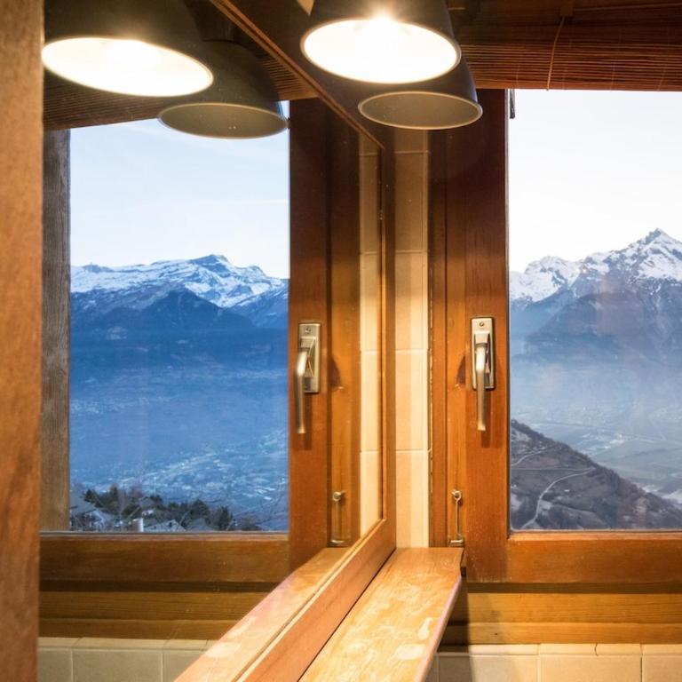 Sunny and spacious apartment in chalet Faigaux in Veysonnaz situated in quiet area with magnificent mountain views - Appartement 3 Chambres avec Vue sur la Montagne - 21