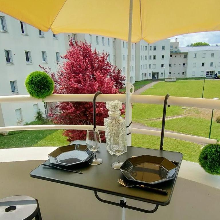 Appartement Le doux Viking, balcon & parking privé proche Zénith Caen - Appartamento con 1 Camera da Letto - 8