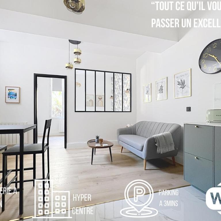 Côté Palmier - Luxurious 2-room - Center-by PauseAixoise - Appartamento con 1 Camera da Letto - 1