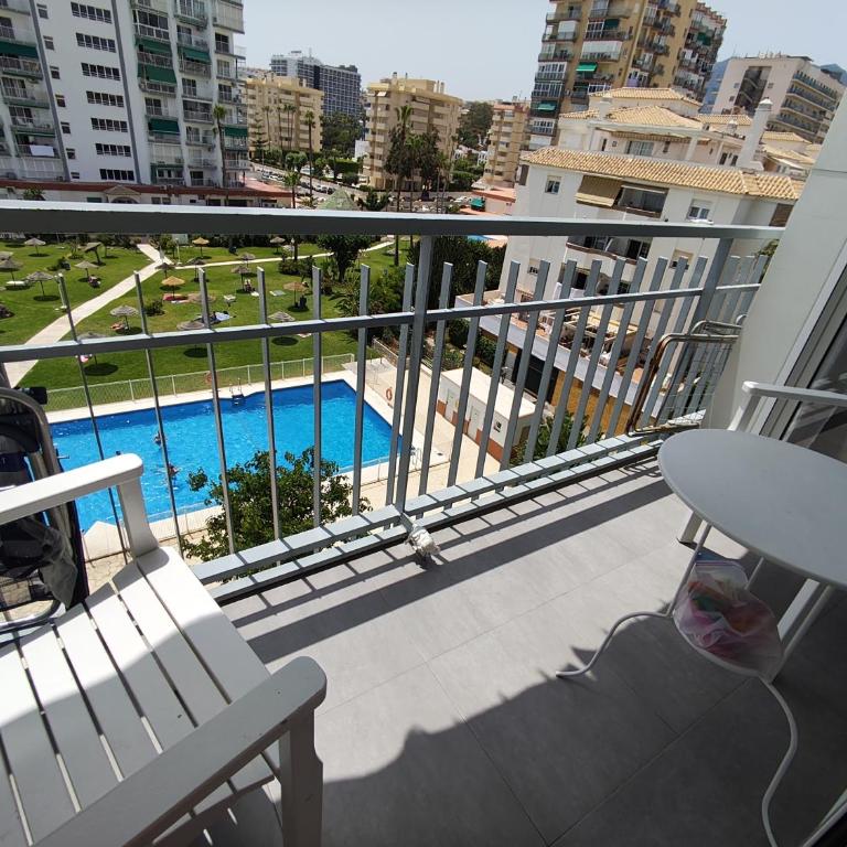 M1 403 Frontal al Mar Vistas Terraza y Wifi - One-Bedroom Apartment - 6