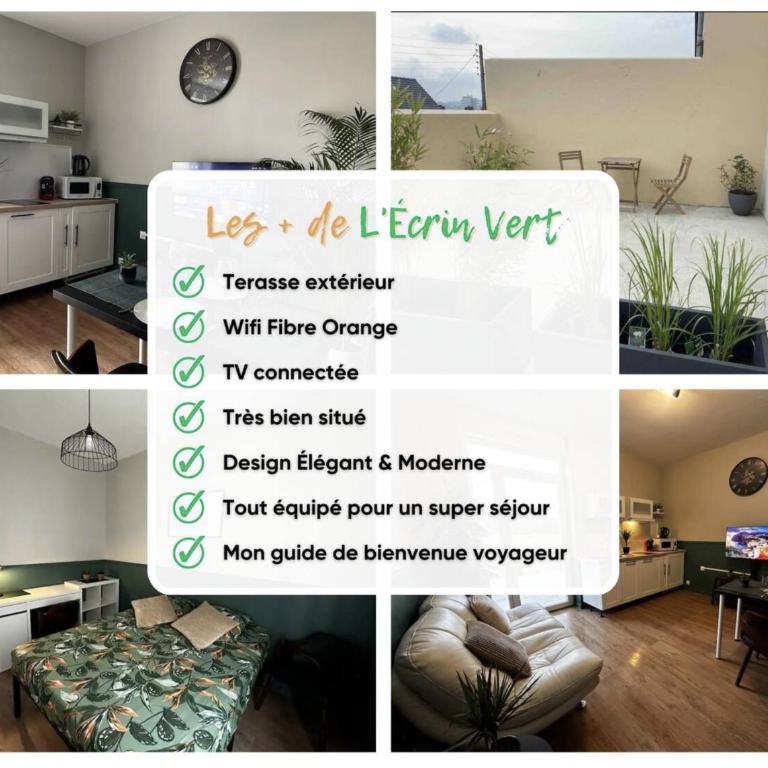 L'Écrin Vert - rez de chaussé - idéalement situé - terrasse - Appartement 1 Chambre - 2