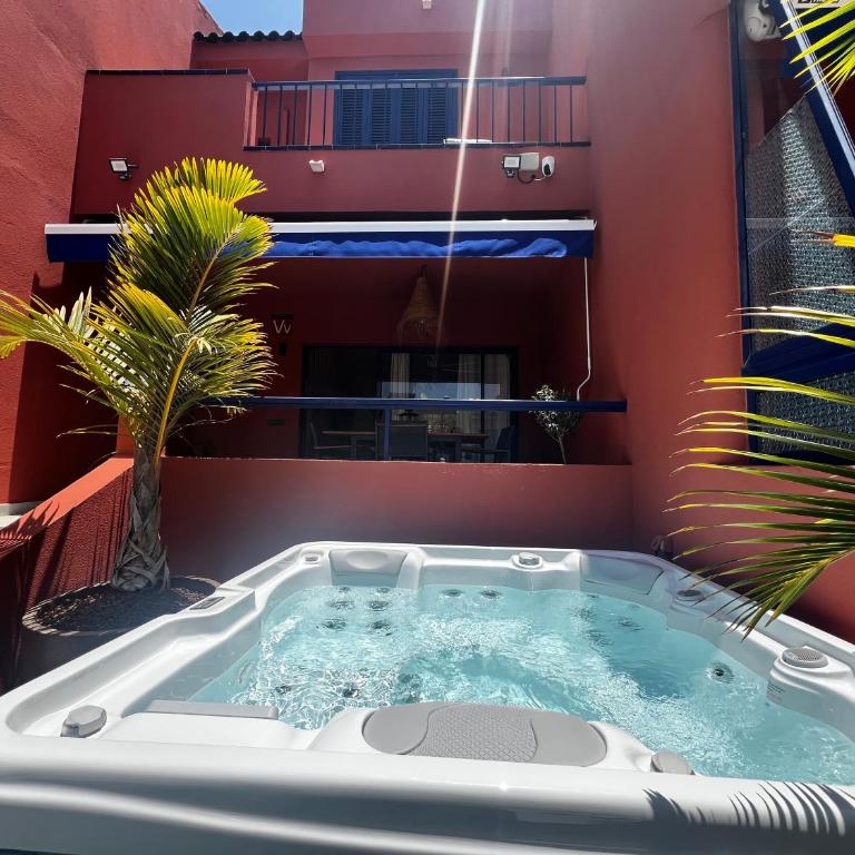 Casa privada con jacuzzi en Meloneras 7 huéspedes, terraza exclusiva - Casa Vacacional de 3 dormitorios - 42
