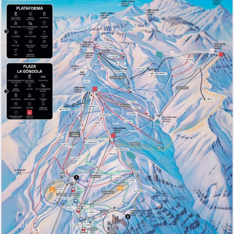Valle Nevado 2D2B Valle de Condores 1 Walkable On Slope - Apartamento de 3 dormitorios - 30