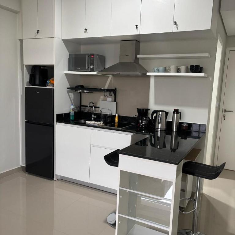 Monoambiente p3 personsas a pasos de Av Sta Teresa Asuncion, con balcon y Gran vista - One-Bedroom Apartment - 33