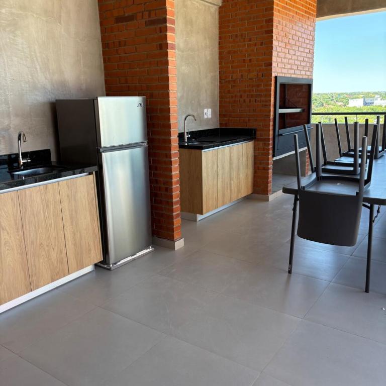 Monoambiente p3 personsas a pasos de Av Sta Teresa Asuncion, con balcon y Gran vista - One-Bedroom Apartment - 38