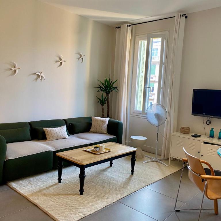 Appartement 2 Chambres climatisées au Carré d Or Nice à 5 min des Plages et de la Promenade des Anglais dans un environnement Calme - Appartement 2 Chambres - 5