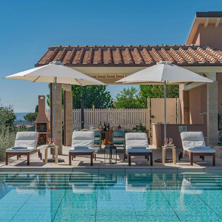 Luxury Marigold Cortona View I Comfort Sauna & Infinity Pool - Villa Superior - 48