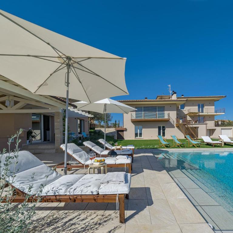 Luxury Marigold Cortona View I Comfort Sauna & Infinity Pool - Villa Superior - 56
