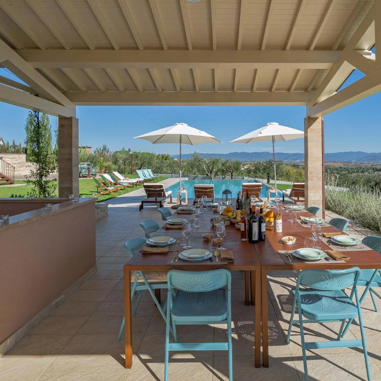 Luxury Marigold Cortona View I Comfort Sauna & Infinity Pool - Villa Superior - 100