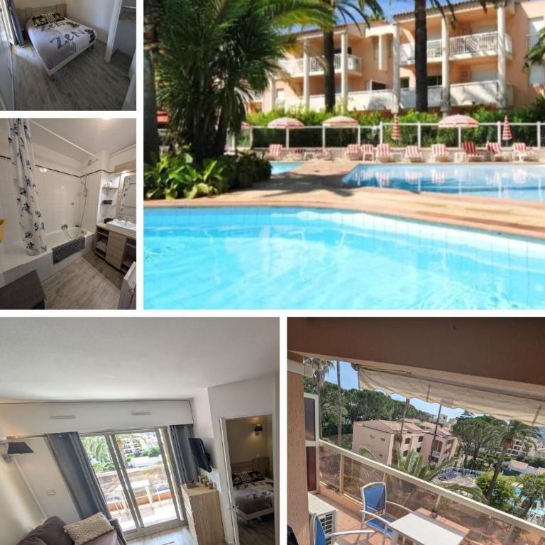 Résidence de Vacances avec piscine & Transat, à 2 minutes de la mer -Bât n7 - 2 appartements côte à côte terrasse communicante selon les disponibilités - Appartement 1 Chambre - 1