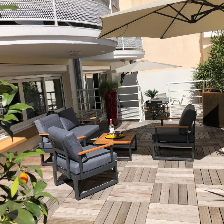 Superbe T2 avec Wifi, terrasse 100m², parking au centre d'Arcachon - FR-1-374-207 - Appartamento - 1