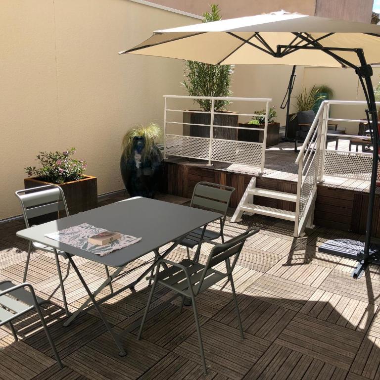 Superbe T2 avec Wifi, terrasse 100m², parking au centre d'Arcachon - FR-1-374-207 - Appartamento - 5